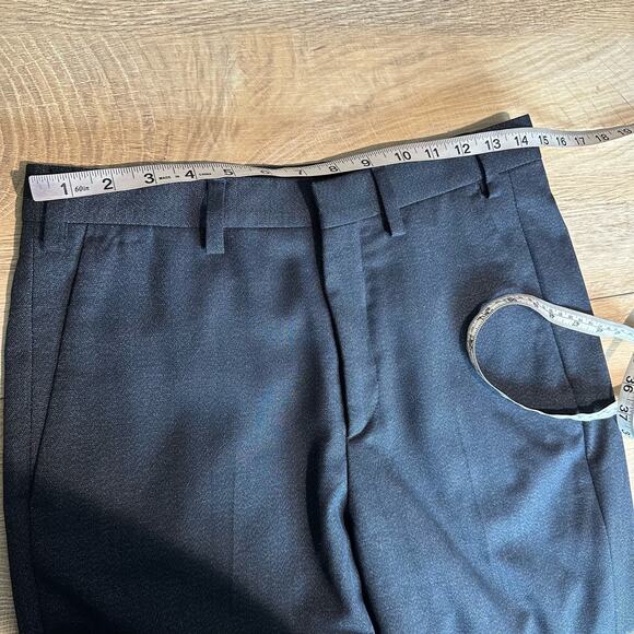 Zara Ankle Trouser Career Work Pant Blue 29 - Picture 7 of 9